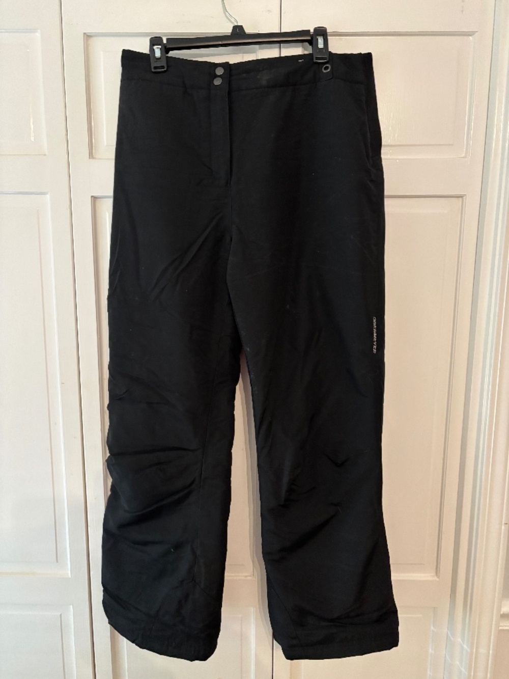 Obermeyer Ladies Ski Pants Black Size 14